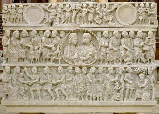 Early Christian sarcophagus (marble) from 