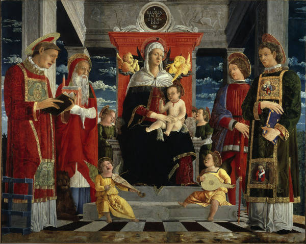 F.Benaglio, Maria mit Kind und Heiligen from 