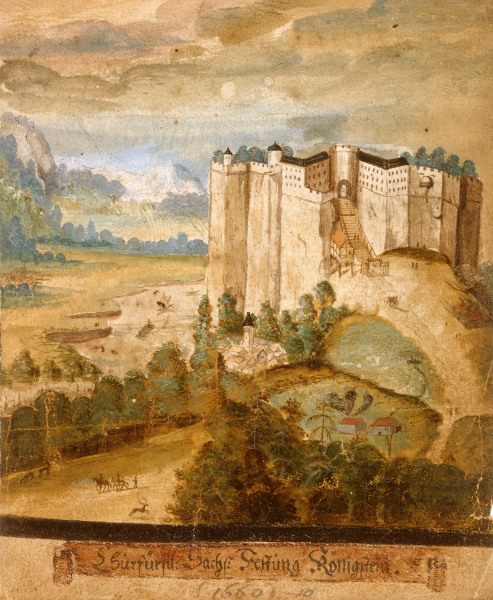 Festung Königstein, um 1660 from 