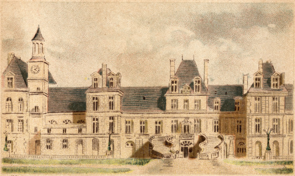 Fontainebleau, Schloss from 