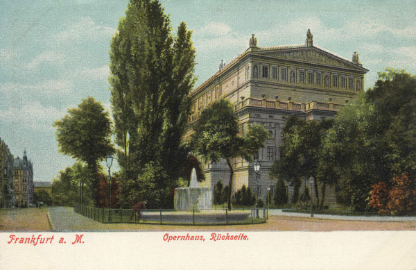 Frankfurt a.M., Opernhaus from 