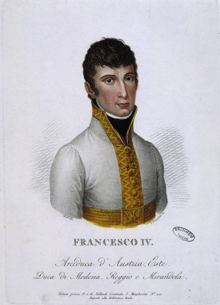 Franz IV. von Modena / G.Rosaspina from 