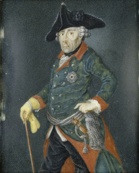 Frederick the Great , Portrait as old man from 