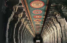 Fifteenth-century Ramanathswamy temple magnificent seventeenth-century corridors largest pillars cei