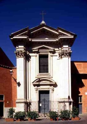 Facade of the Church of Saint Egidius, built in 1630 (photo) from 