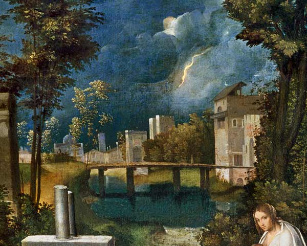 Giorgione, Tempesta, Ausschnitt from 
