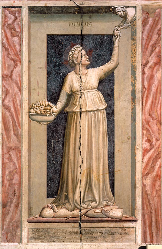 Giotto, Caritas from 
