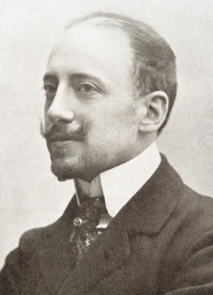 Gabriele d''Annunzio (1863-1938) (b/w photo)  from 