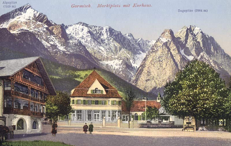 Garmisch, Marktplatz from 