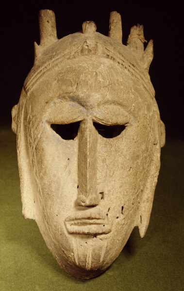 Gehoernte Maske, Bamana, Mali / Holz from 