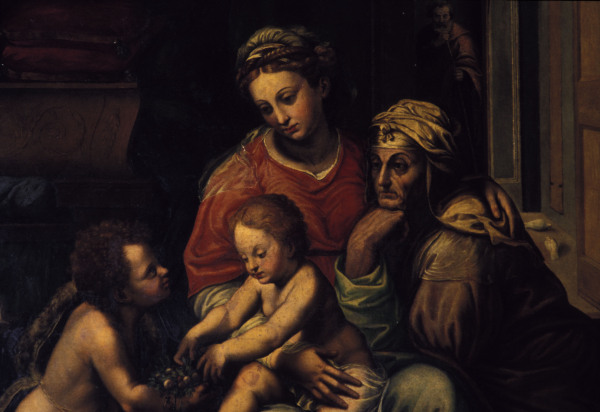 Giulio Romano / Mary, child, Elizabeth from 