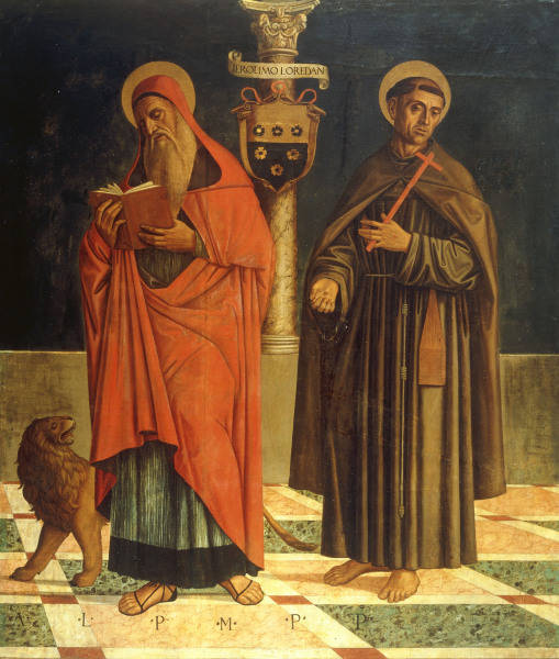 G.Mansueti, Hieronymus u.Franz v.Assisi from 