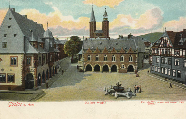 Goslar, Marktplatz mit Kaiserworth from 