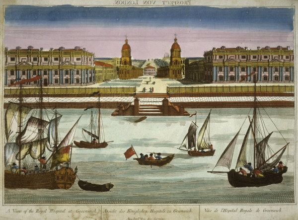 Greenwich Hospital , Peep-show Illust. from 