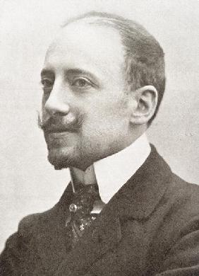 Gabriele d''Annunzio (1863-1938) (b/w photo) 