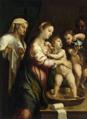 Giulio Romano, Madonna mit Waschschuessel