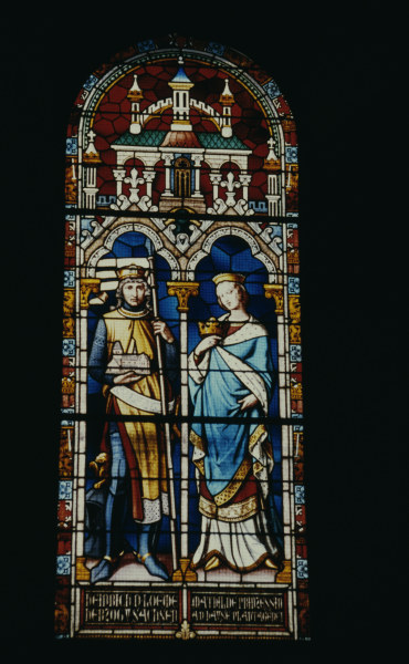 Henry the Lion , Stained window from 