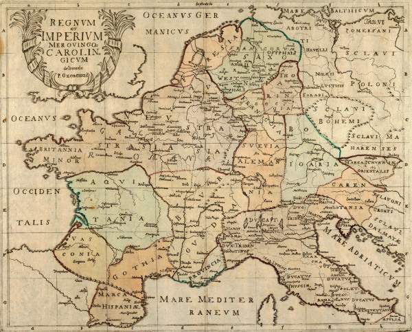 Map of Europe 800 from 