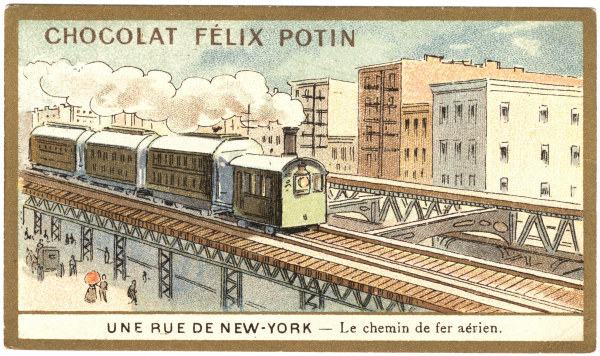 Hochbahn in New York from 