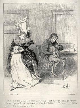 H.Daumier, Adieu, mon cher..