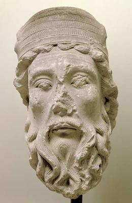 Head of Moses (stone) from 