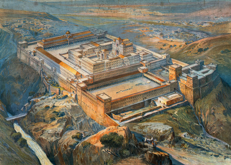 Jerusalem, Temple ( Reconstruction) from 