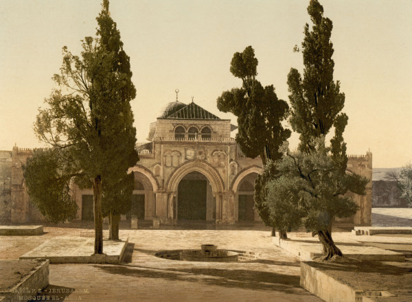 Jerusalem, Aqsa-Moschee from 