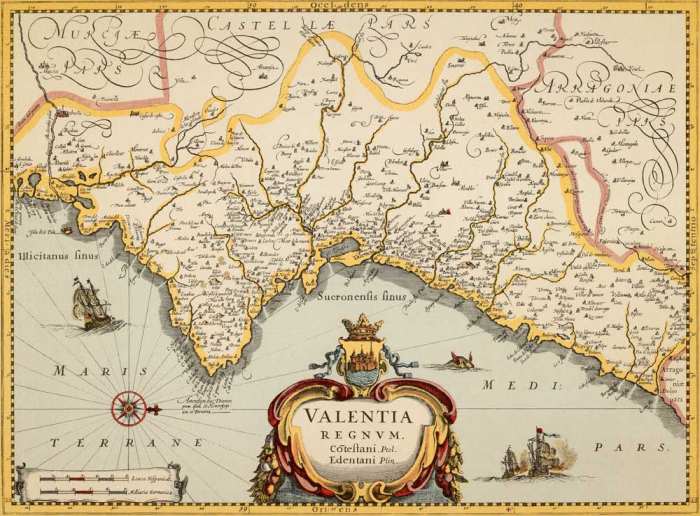 Empire Valencia , Map from 