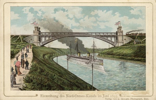 Kaiser-Wilhelm-Kanal, Eröffnung 1895 from 