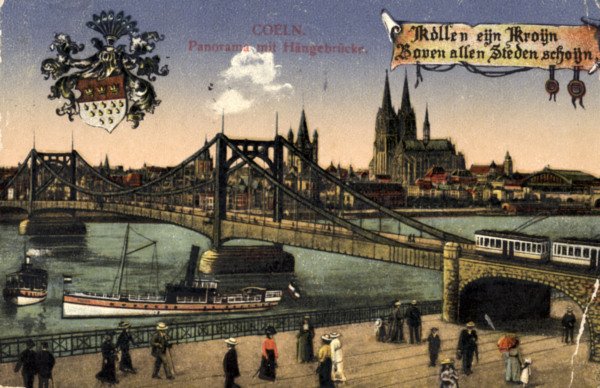Köln-Deutzer Hängerbrücke from 
