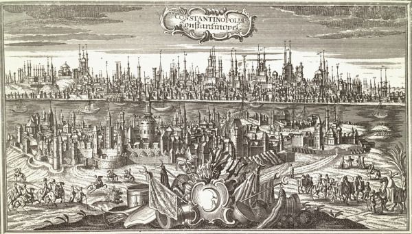Konstantinopel, Stadtansicht / n.Werner from 