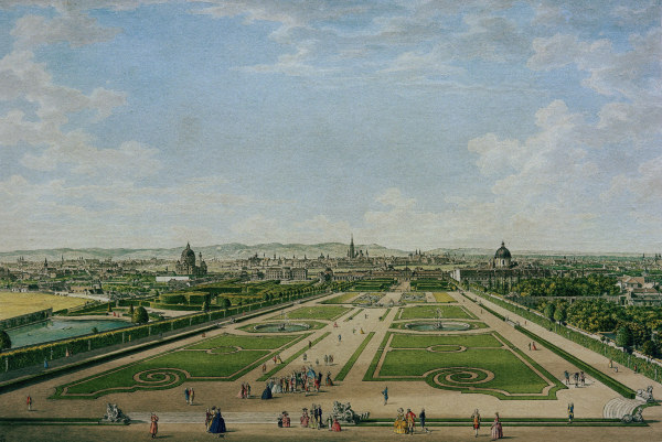 Vienna from the Upper Belvedere from 