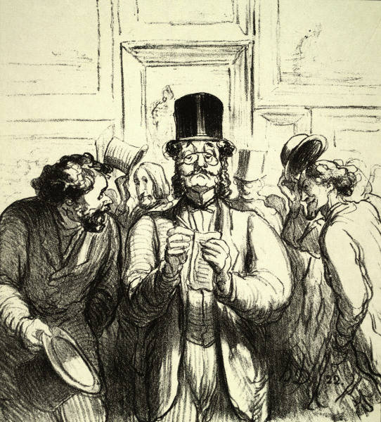 Kunstkritik, Promenade.. / H.Daumier from 