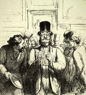 Kunstkritik, Promenade.. / H.Daumier