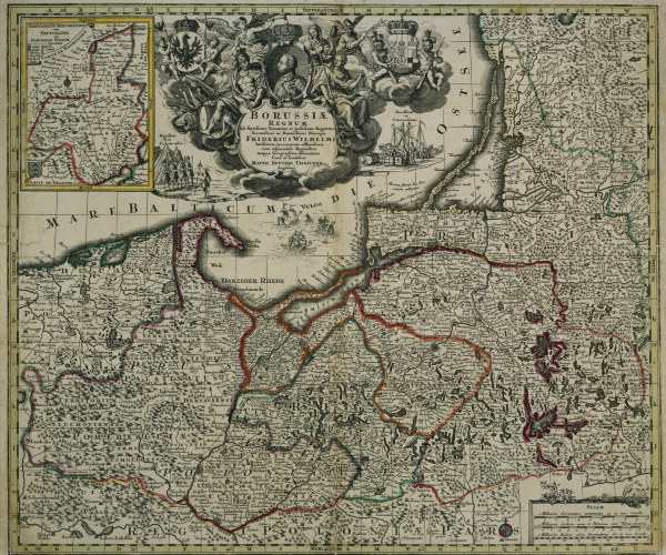 Landkarte von Preußen / um 1730 from 