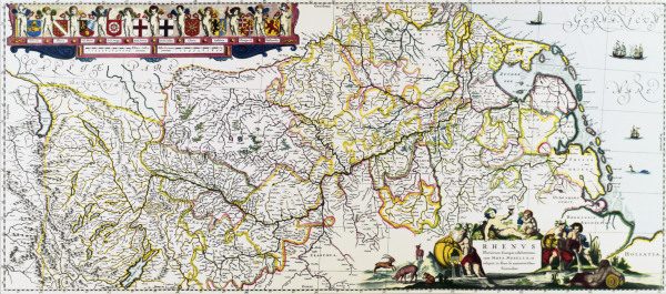Landkarte des Rheins from 