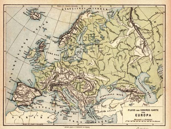 Landkarte Europa 1878 from 
