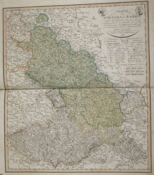 Landkarte Schlesien und Mähren 1799 from 