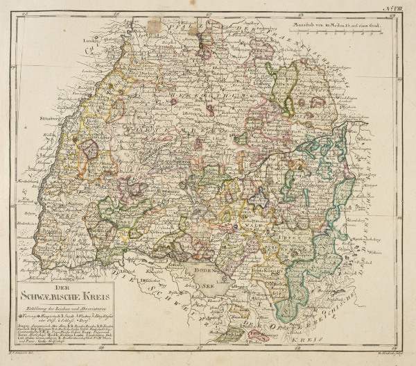 Landkarte Schwäb.Kreis 1795 from 