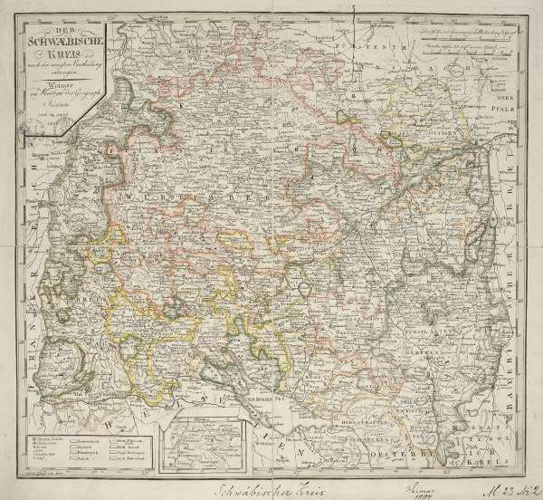 Landkarte Schwäb.Kreis 1804 from 