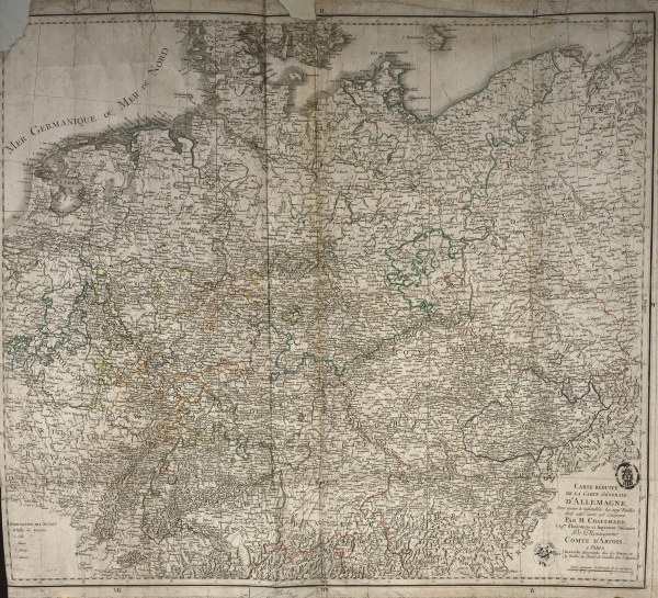 Landkarte von Deutschland um 1780 from 