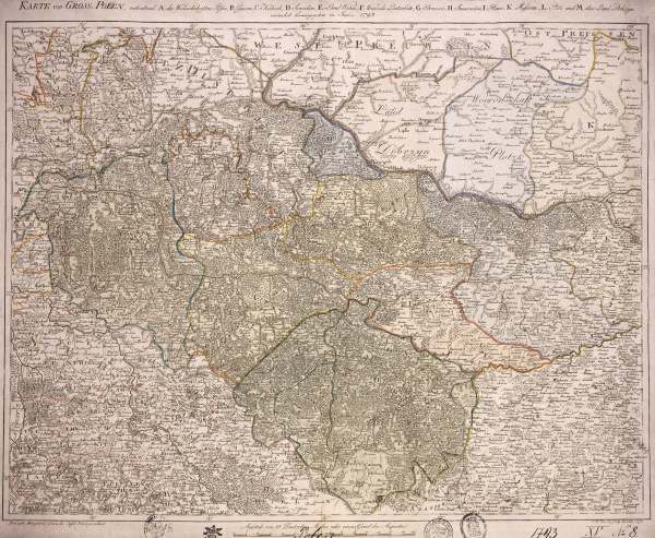 Landkarte von Großpolen 1793 from 