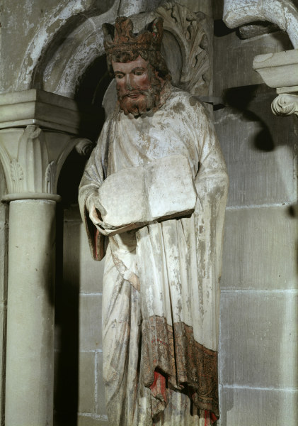 Lausanne, Kathedrale, Koenig David from 