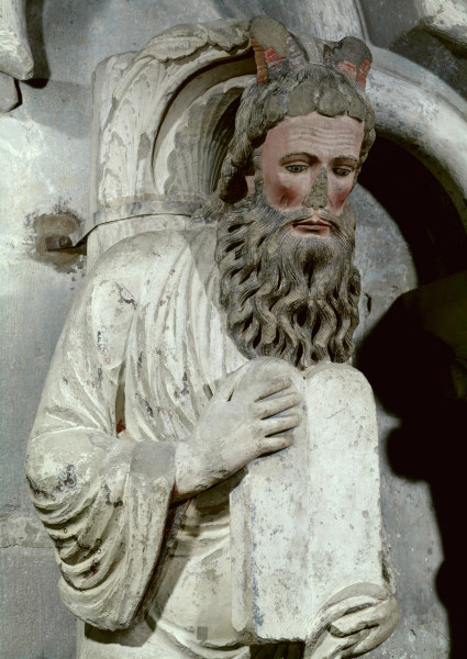Lausanne, Kathedrale, Moses from 
