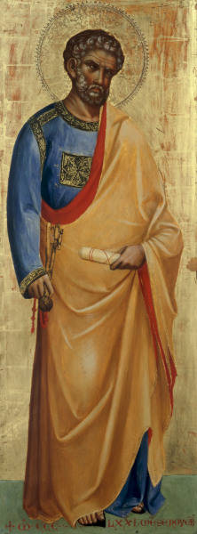 Lorenzo Veneziano, Apostel Petrus from 