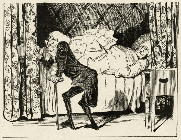 Louis Philippe u.Talleyrand / Daumier from 