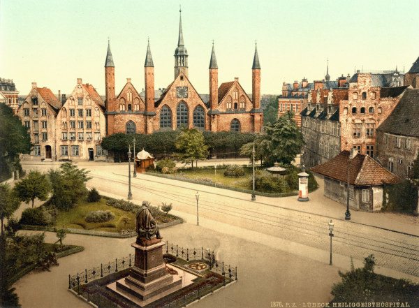 Lübeck, Heiligen-Geist-Spital from 