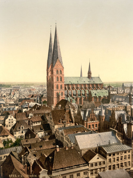 Lübeck, Marienkirche from 