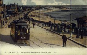 Le Havre, Boulevard Maritime / Postkarte