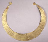 Lunula, from Cork, early Bronze Age (gold)